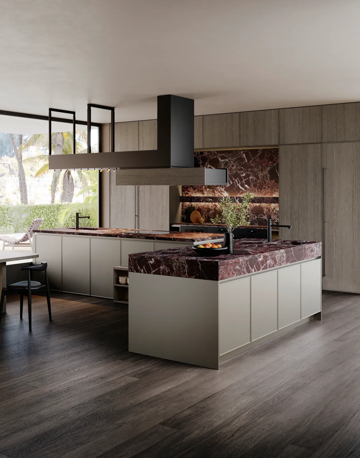 Keuken op maat met centraal eiland
